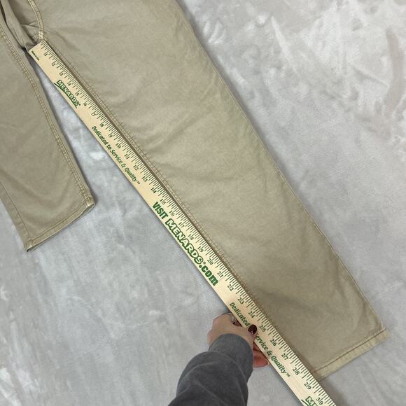 American Eagle Jeans Womens 2 Long Beige Mom Straight Jean Preppy Casual - Picture 3 of 13